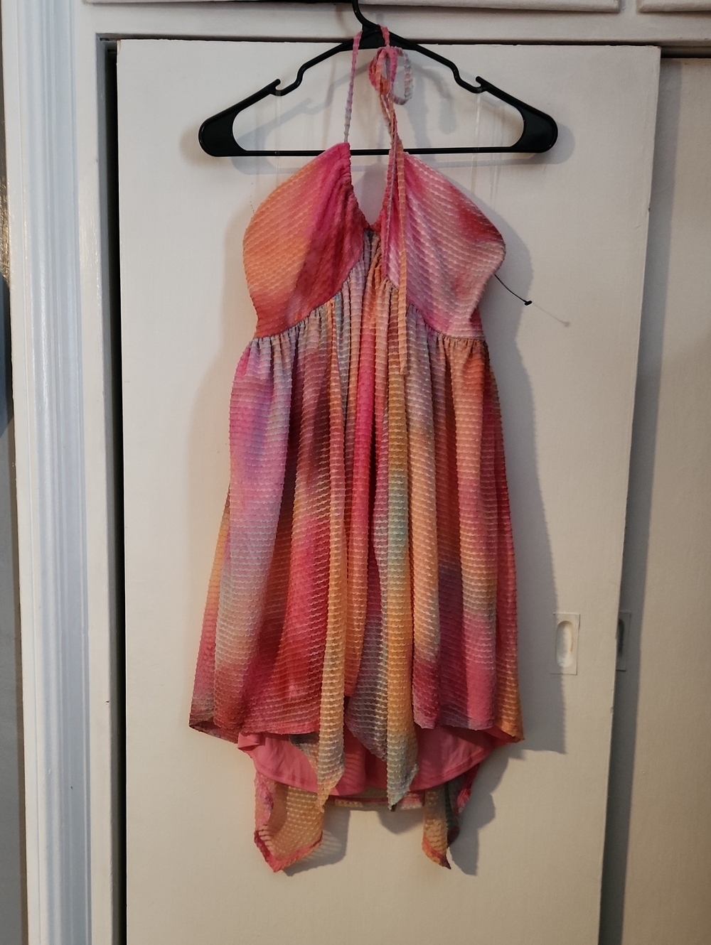 Wild fable Pink Multi-Color Fairy Halter Dress